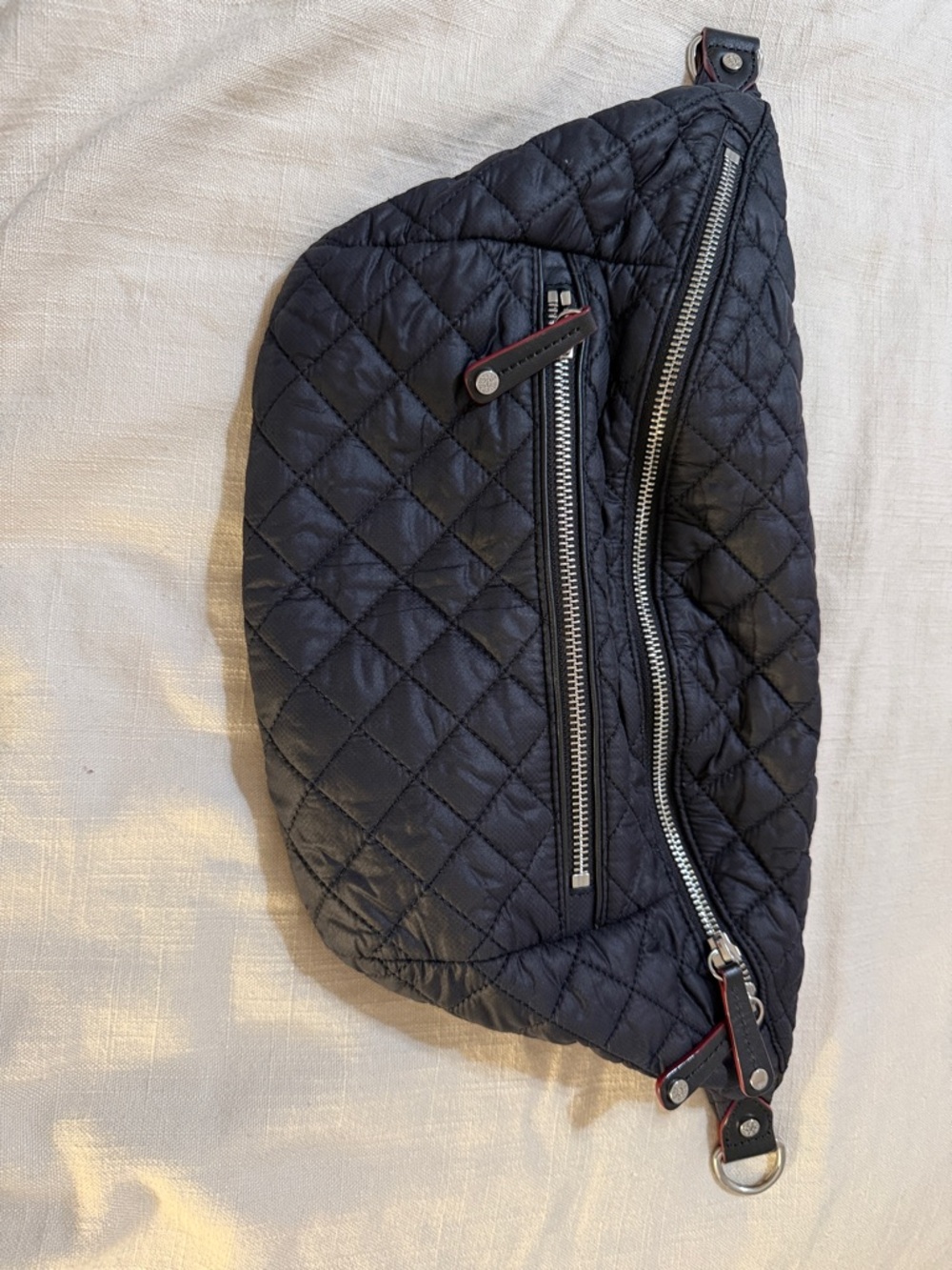 MZ Wallace Black Crosby Crossbody Sling Bag